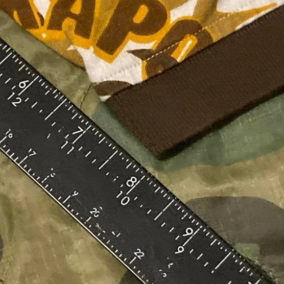 Raw Blue cartoon all over print polo vtg y2k baggy grunge size 2XL/25.5 - Picture 8 of 8